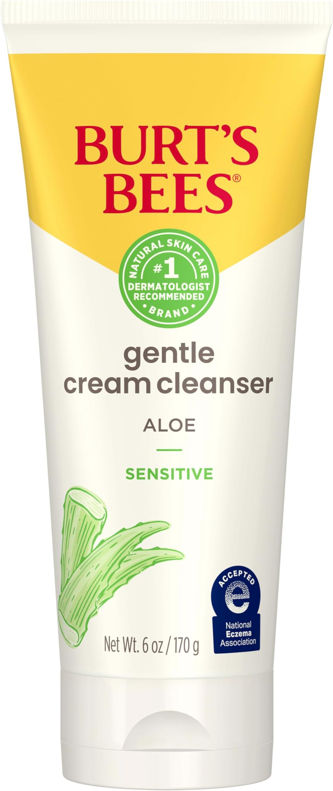 Burt's Bees Face Cleanser for Sensitive Skin 6 Ounce, Pack of 1, Multi