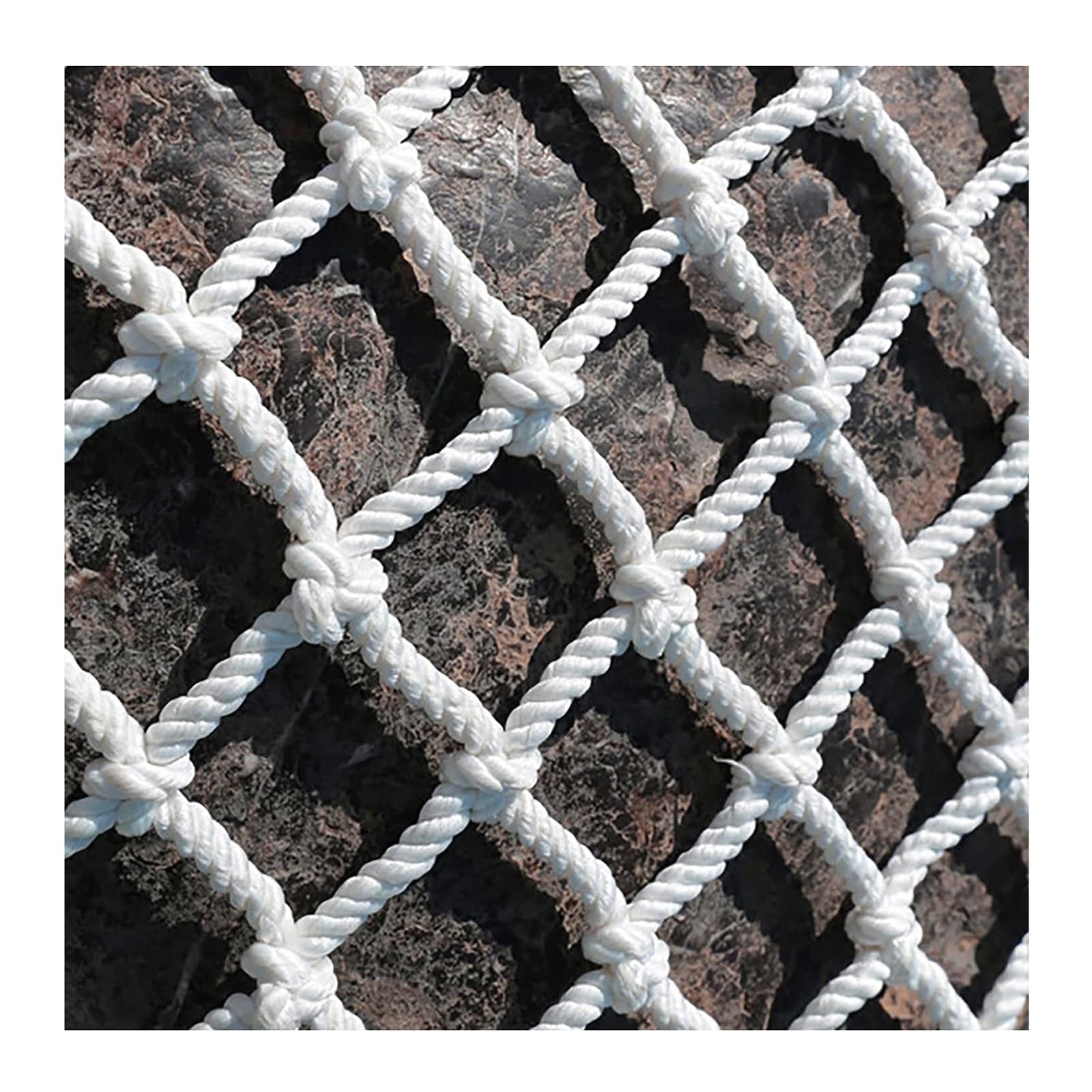 Lwjsocp 5Cm Mesh Child Safety Net For Playground - 4X4m (13X13ft) Mesh Barrier Fall Protection Netting Stair & Balcony Guard Ideal For Kinder Garten Use