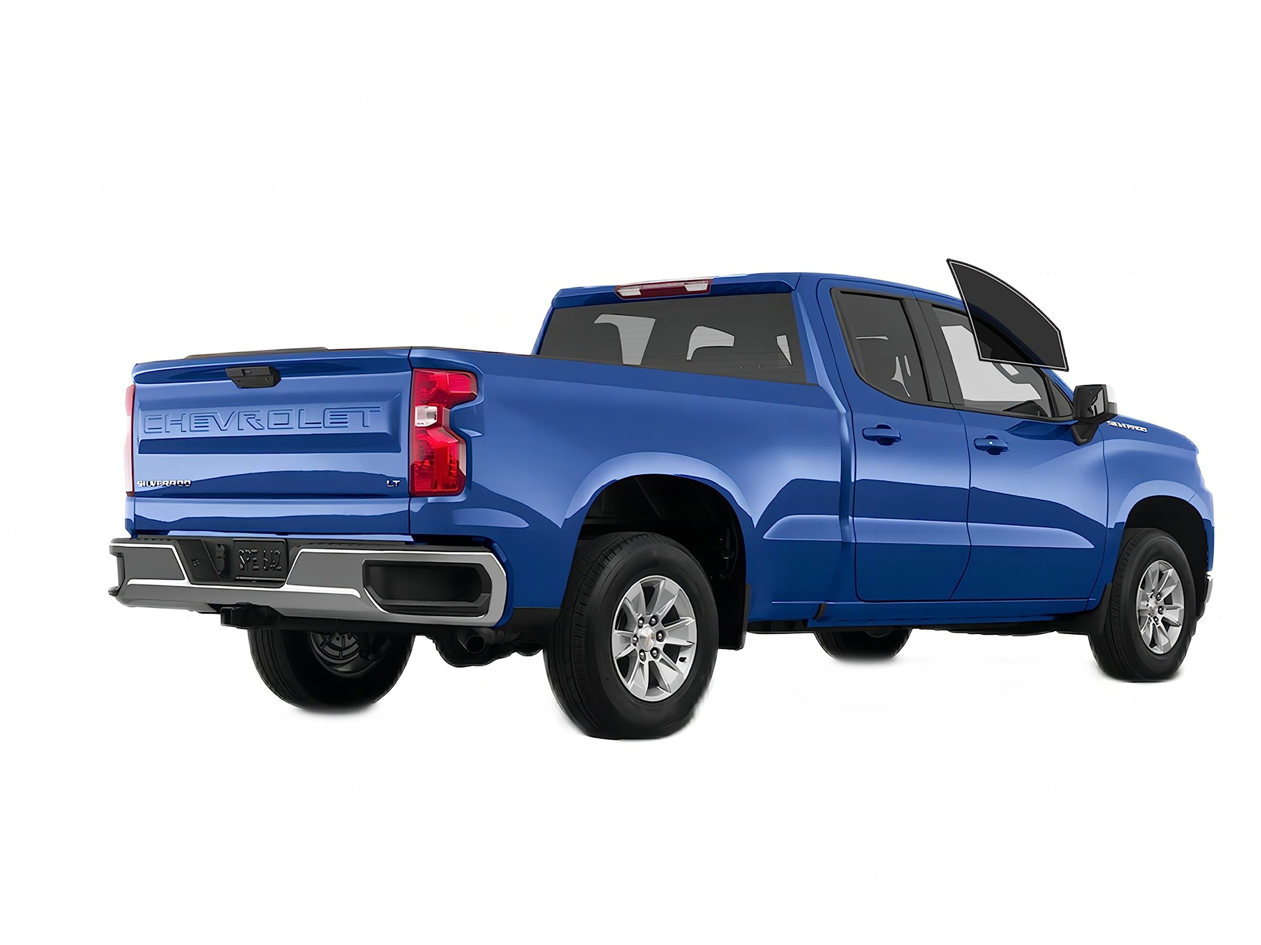 AUTOTEK Precut Window Tint Film Front Two Door Windows Tint Film Cars Sun Blocking Protection Privacy Anti Shatter Glass 2 Ply Computer Cut 20% Tint Shade for Chevy Silverado 1500 Extended 2019-2024