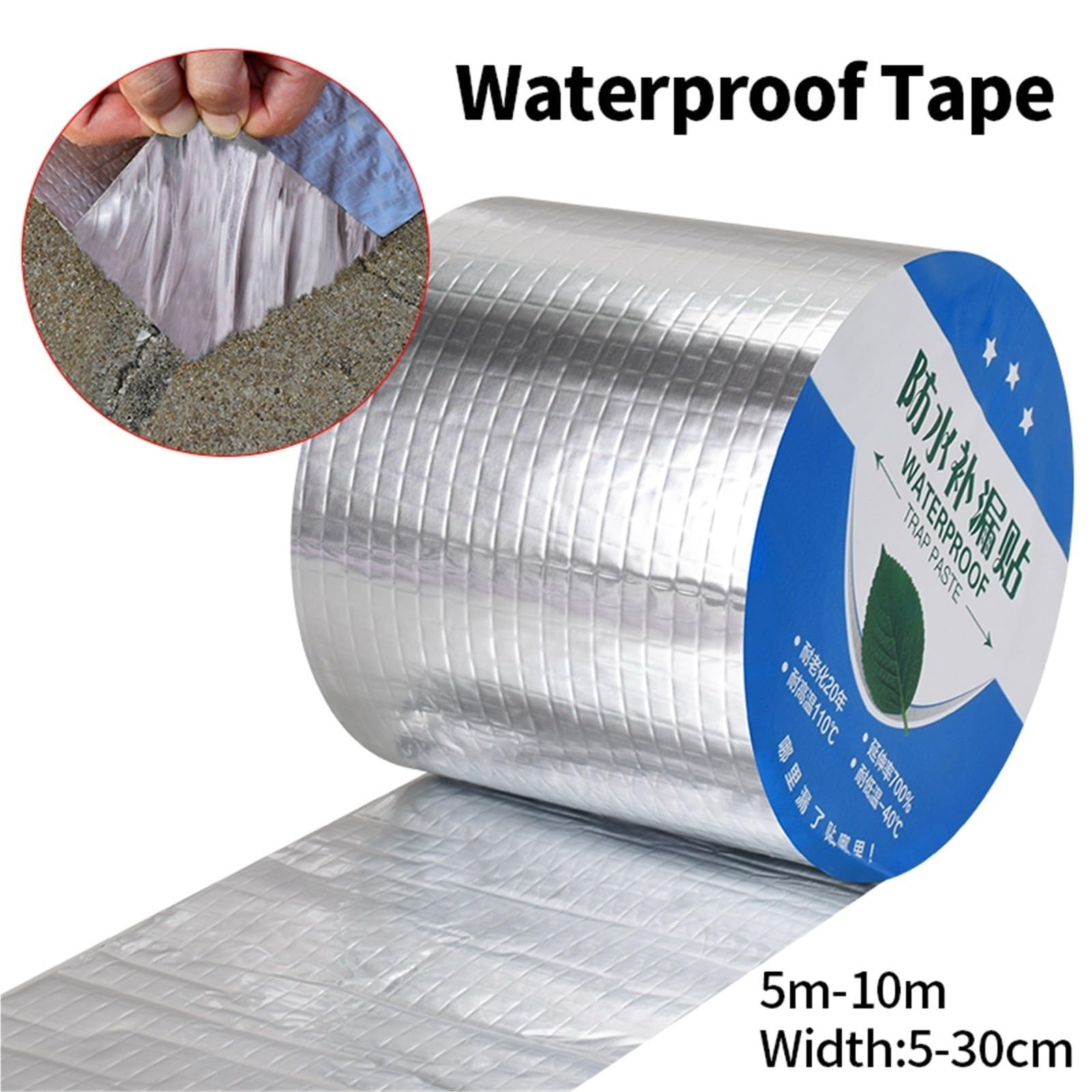 Cinta Aluminio Adhesiva Cinta de papel aluminio butílico