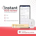 Sunfox Spandan ECG 4.0 | Portable ECG Monitor | Home/Clinic Use | Portable ECG Machine | Medical Grade ECG Device | Heart Rate Monitor | 12 Lead ECG gallery image
