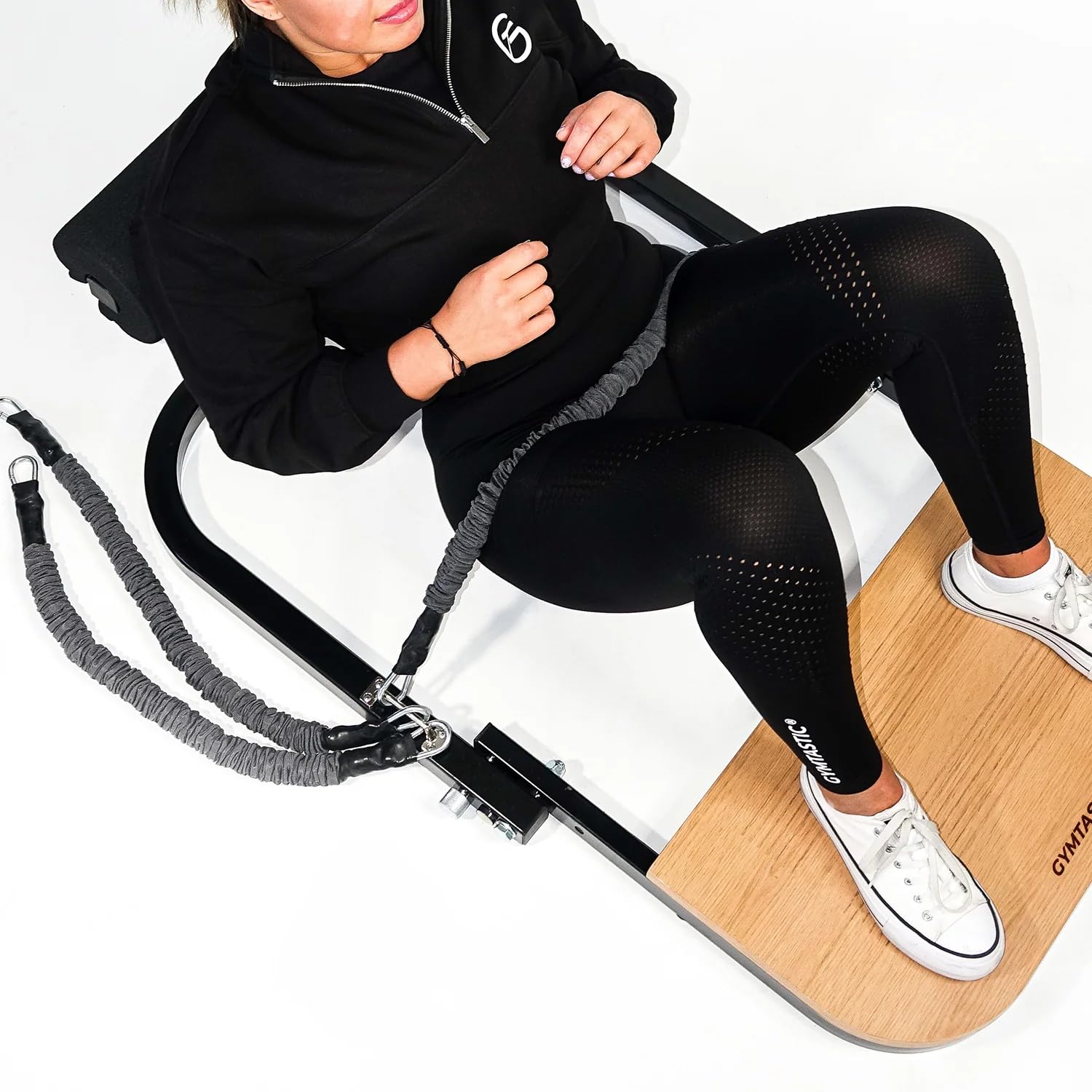 Booty Trainer, verstellbares Trainingsgerät für die Gesäßmuskulatur, Trainingsgerät für Hüftstöße, kompakter Widerstandstrainer, Unterkörpertrainer für das Training zu Hause&im Fitnessstudio