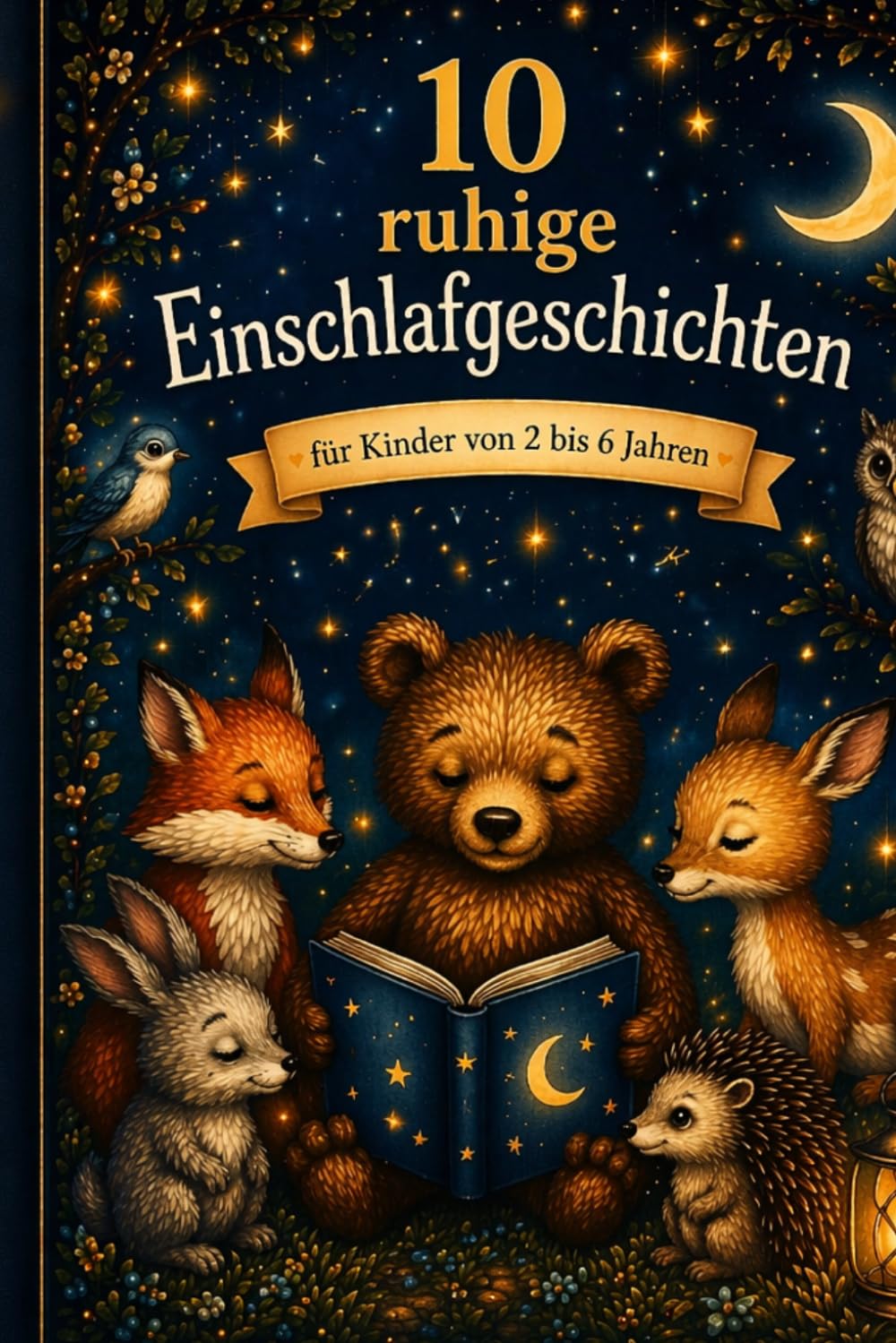 10 ruhige Einschlafgeschichten für Kinder von 3 bis 6 Jahren: Kurze, sanfte Vorlesegeschichten für einen entspannten Abend