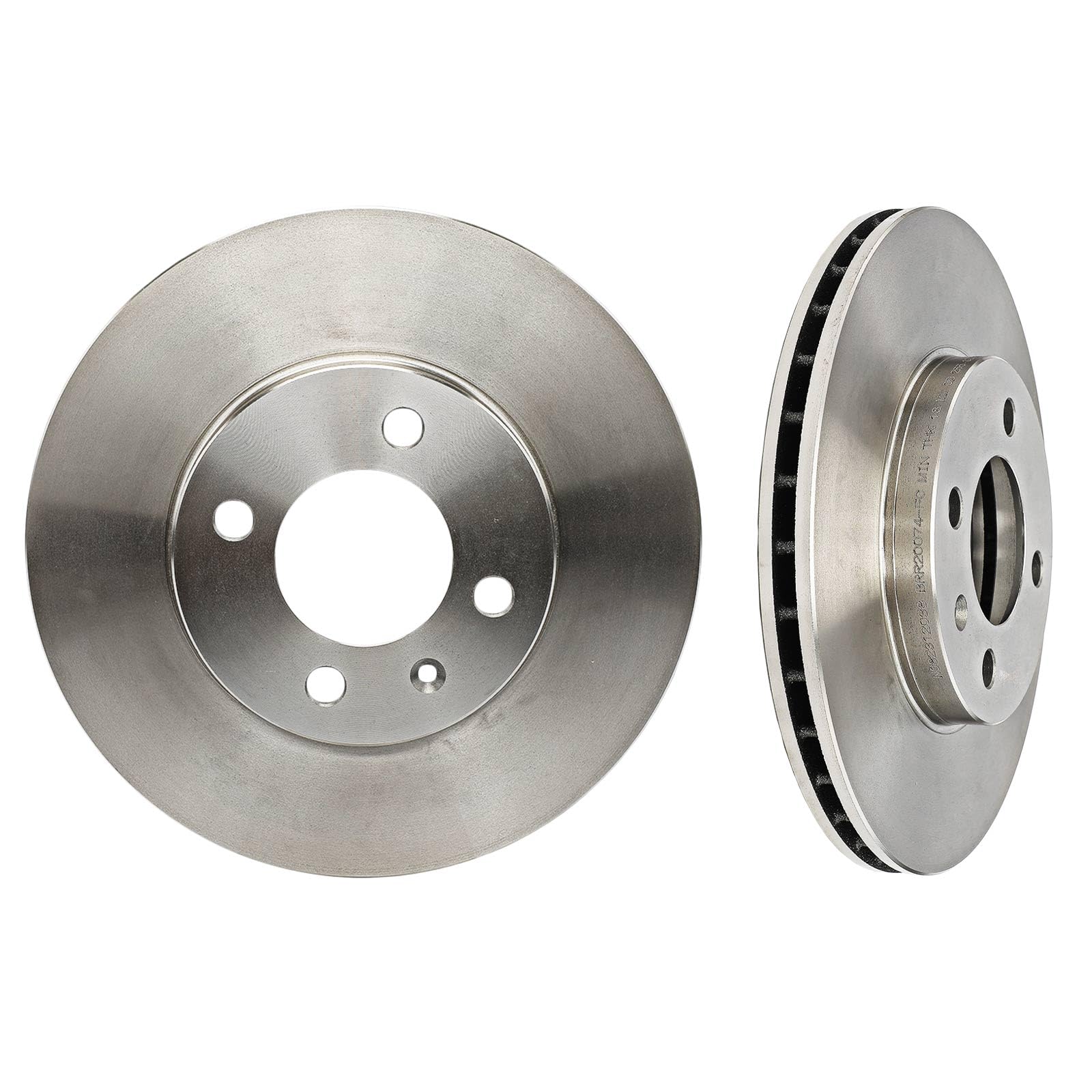 Frankberg 2 discos de freno 4 pastillas de freno | 6N0615301D; Compatible con: Toledo I 1L2, Golf III Cabriolet 1E7, Polo 6N1, C.a.d.d.y II MPV 9K9B, Polo Variant 6V5