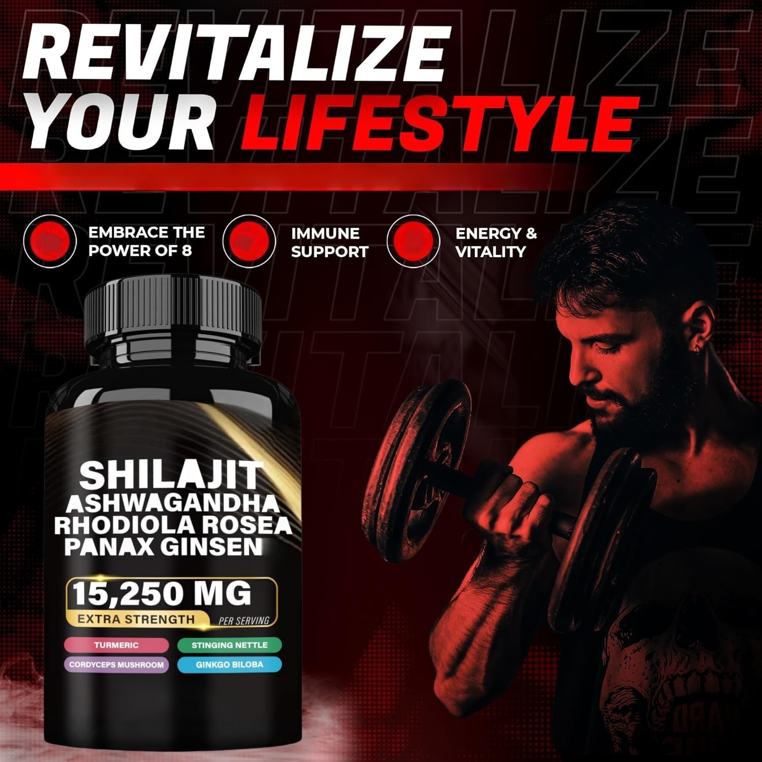 Shilajit biologico | Supporta il potenziamento energetico per uomini e donne
