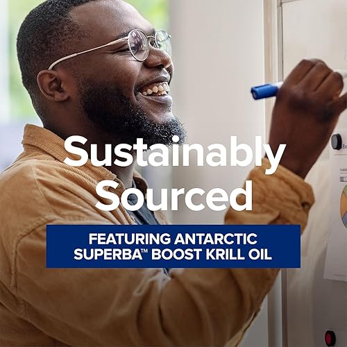 Miniatura 3 de GNC Triple Strength Krill Oil Mini 60 cápsulas blandas para unirse piel ojos y salud del corazón