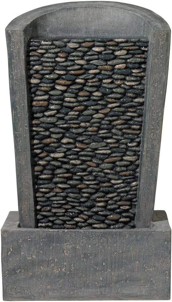 Riverstone Falls Curved 29 1/2" High Floor Fountain