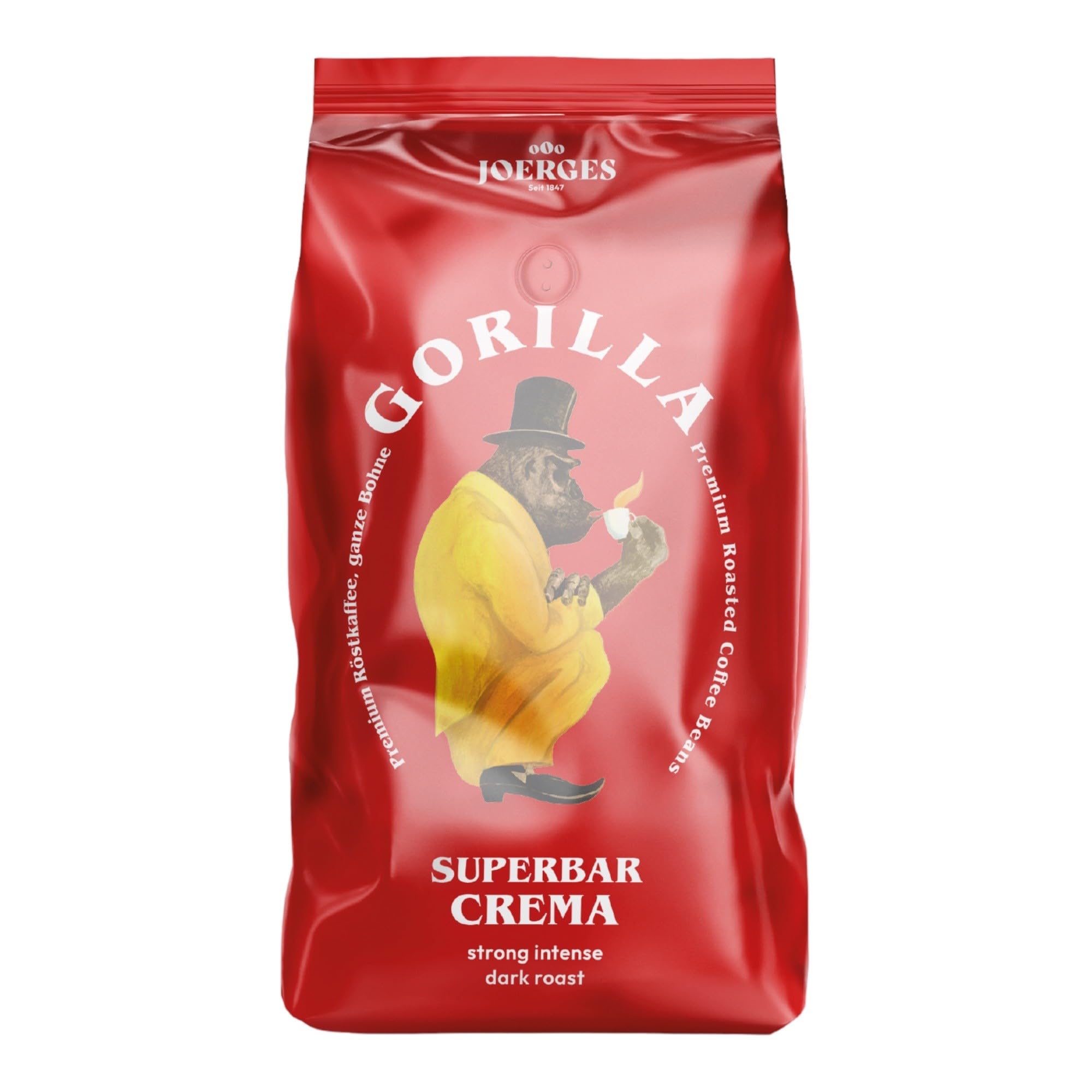 Joerges Espresso Gorilla Super Bar Crema, zestaw 5 sztuk (5 x 1 kg) ziaren kawy
