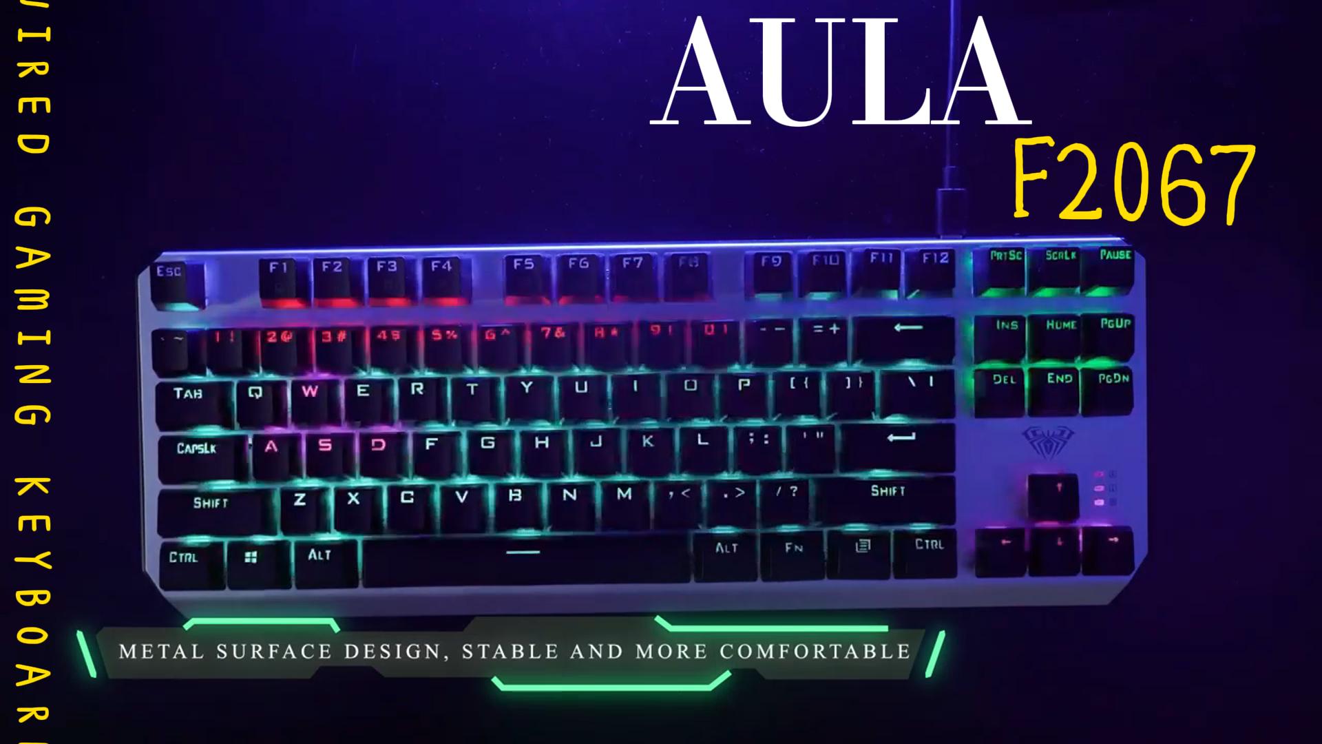 Amazon.com: AULA Keyboard, TKL Mechanical Gaming Keyboard with RGB