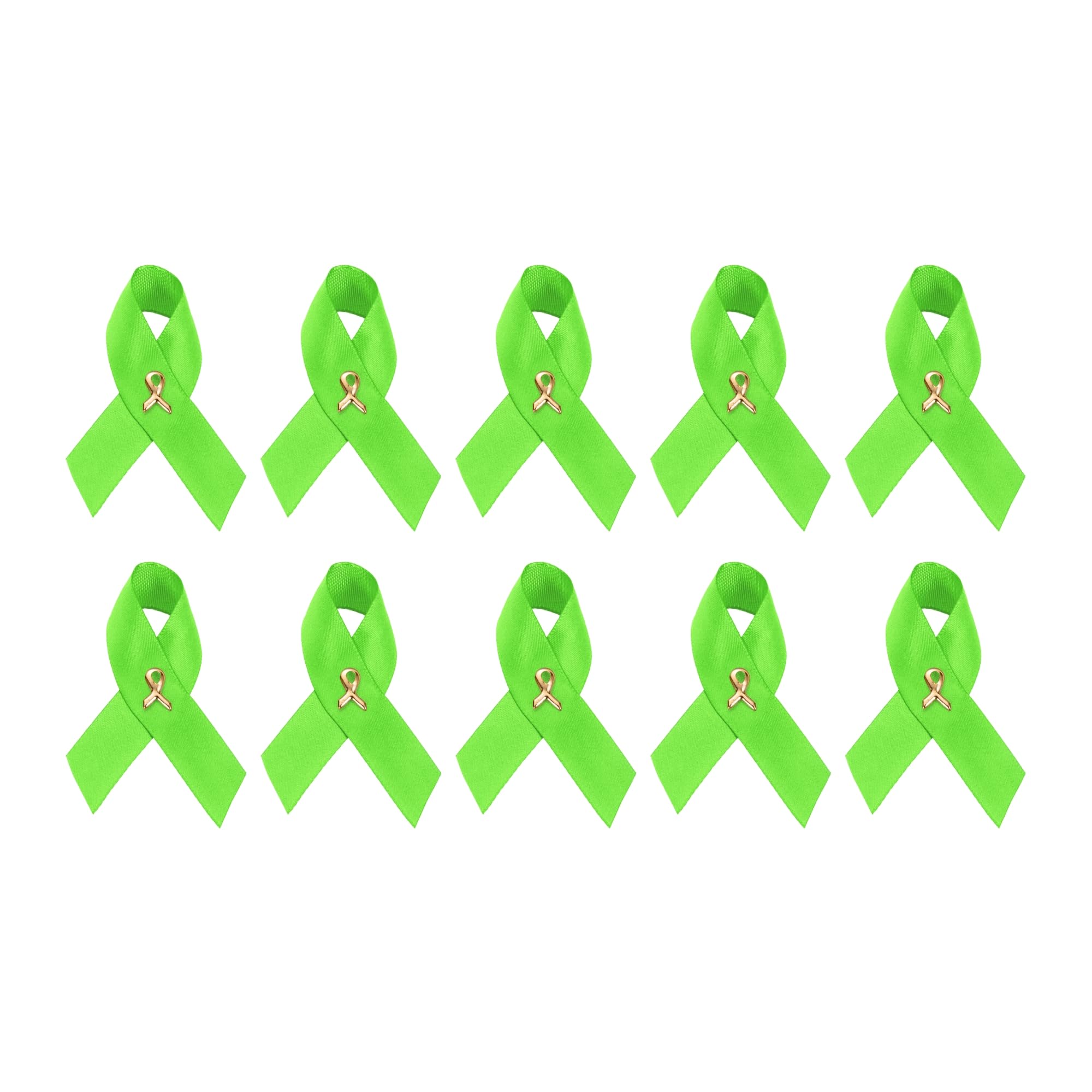 1/2/5/10/25/50/100pcs Satin Awareness Ribbon Pins (Pick your color), for Cancer &amp; Disease Awareness, Bulk Quantities for Fundraising, Events, Gift Giving