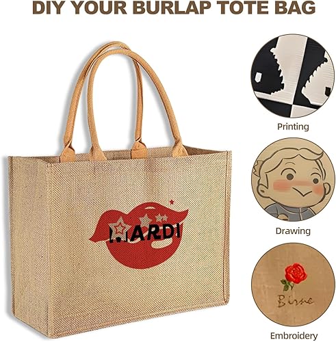 Miniatura 3 de 12 bolsas de mano con asa para dama de honor, regalos de boda, bolsa de regalo para mujer, bolsa de bienvenida reutilizable a granel para compras en