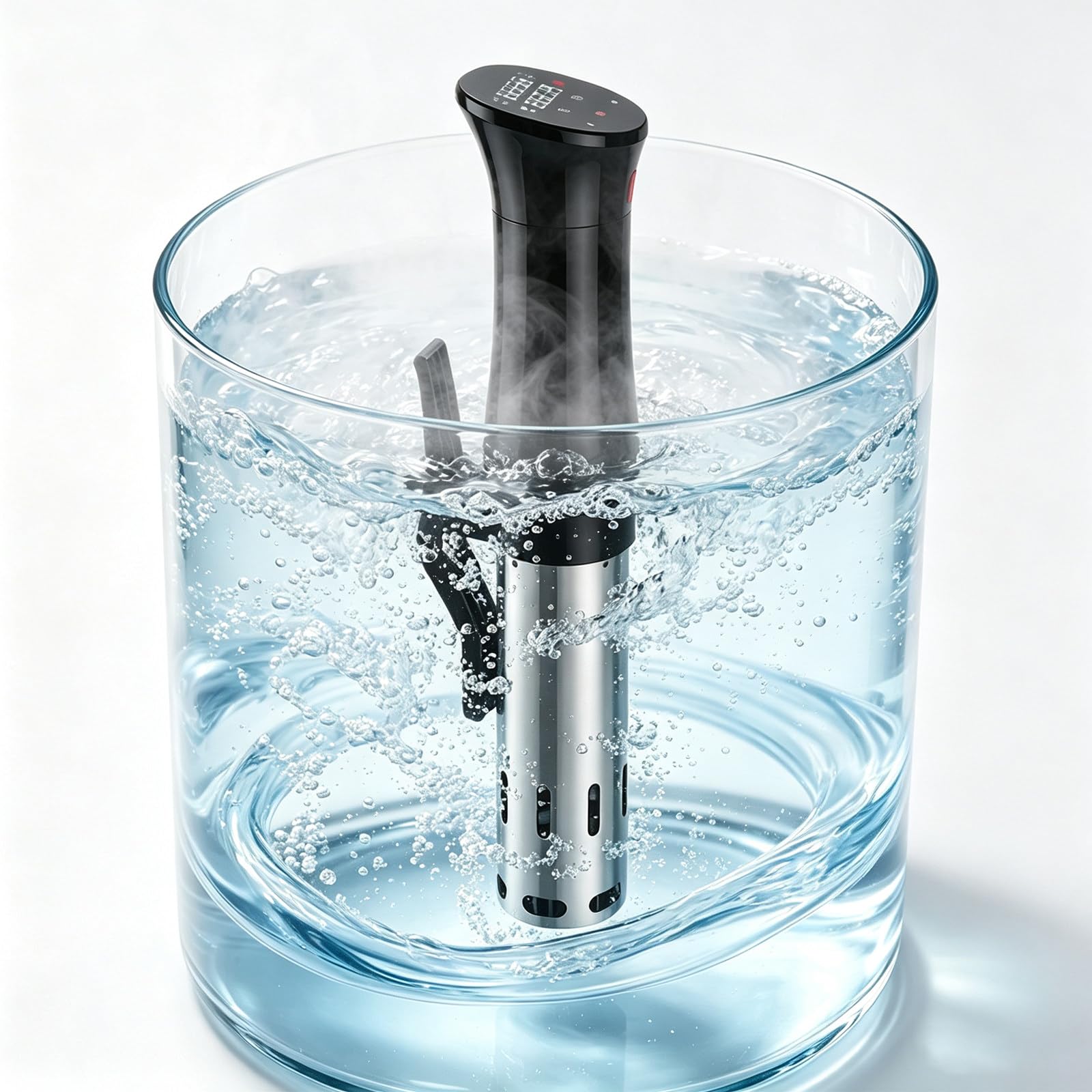 Cuiseur sous Vide, Cuiseur sous Vide avec Protection Contre Les Fuites, Chauffage Stable, Appareil léger, Rangement Facile, Cadeau Parfait pour Les passionnés de Cuisine