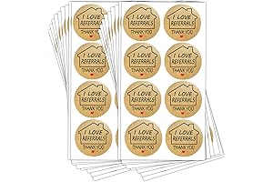 Kraft I Love Referrals Stickers for Real Estate Agents
