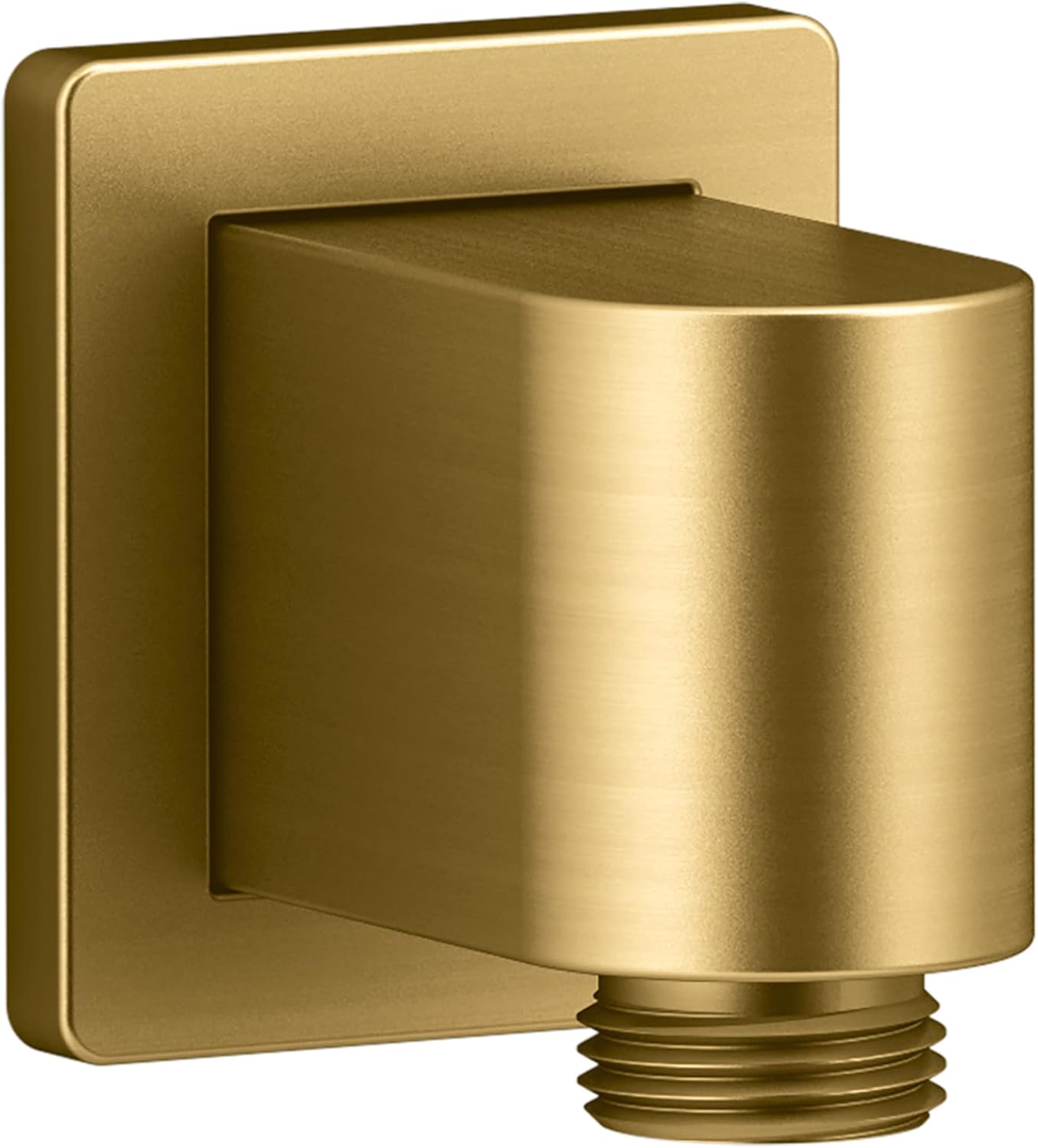KOHLER 98350-2MB Awaken Wall-Mount Supply Elbow, Use with Handshower and Hose, Corrosion Resistant, Vibrant Brushed Moderne Brass