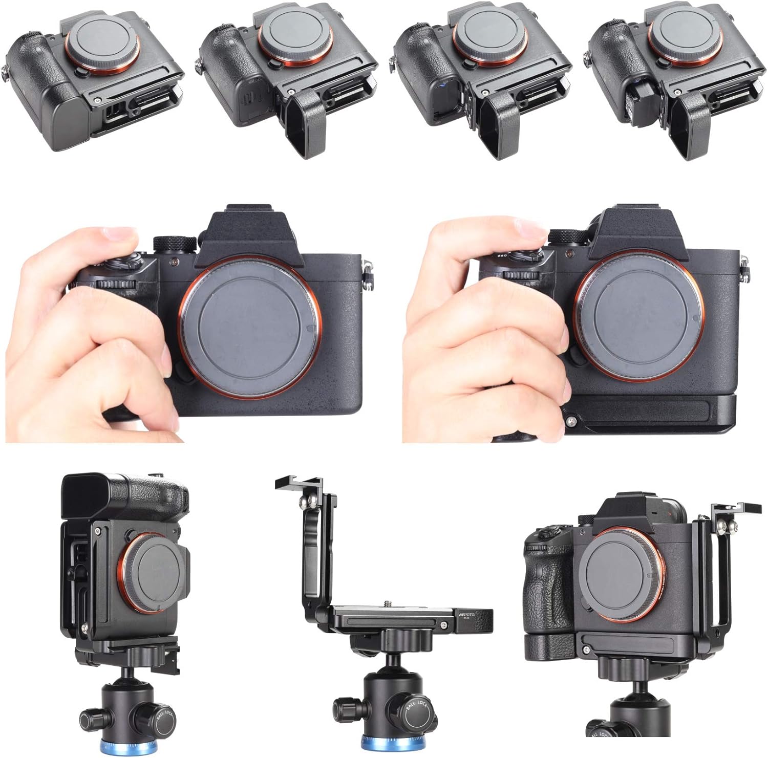 Flash Sale Buy 1 get 1 WEPOTO cs-a9L Hand Grip Compatible with Sony A9 / A7III / A7RIII / A7M3 (ILCE-7RM3 / A7R Mark III) Camera