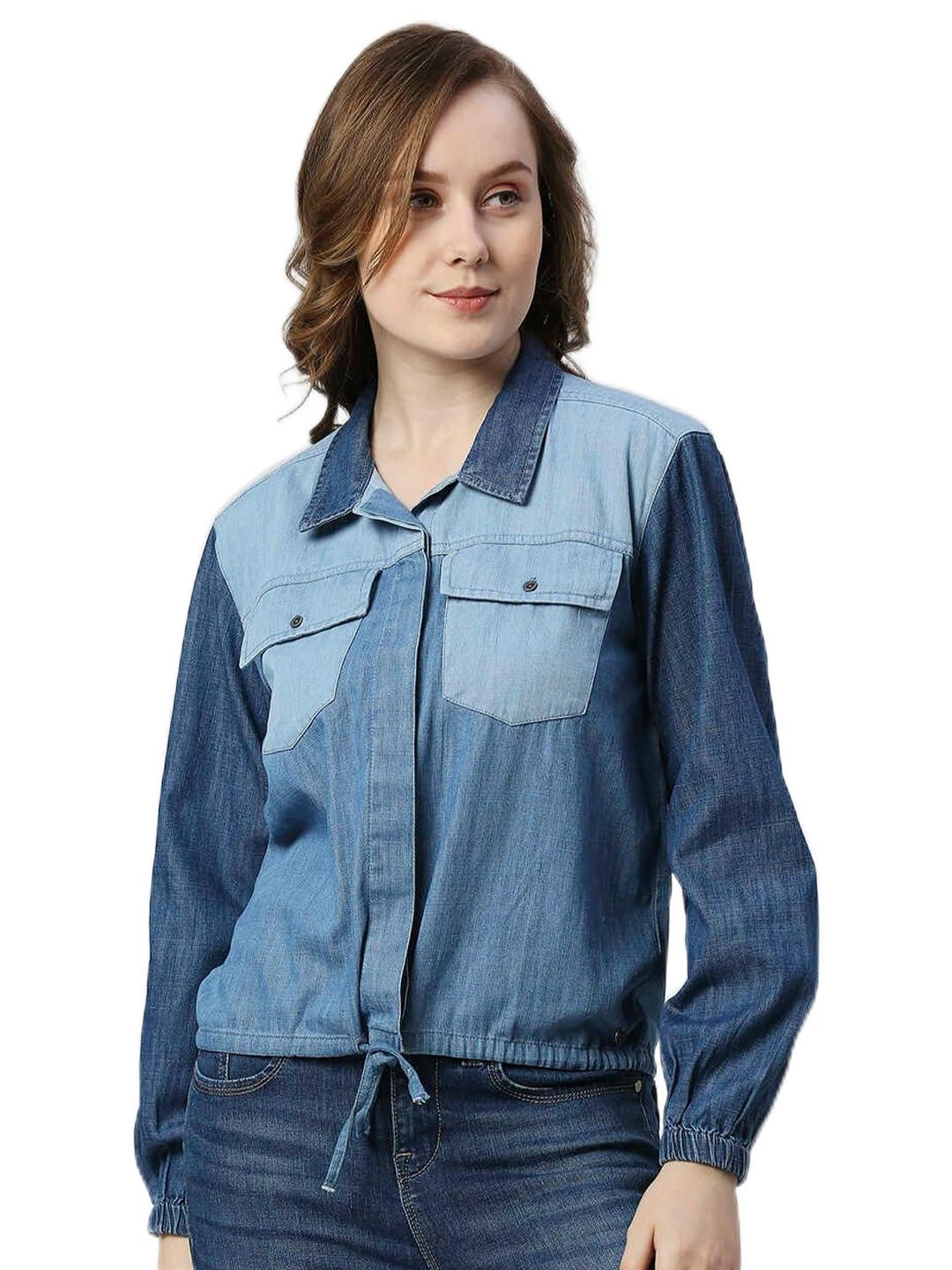 Jack & Jones Women's Cotton Slim Fit Shirt in neutral