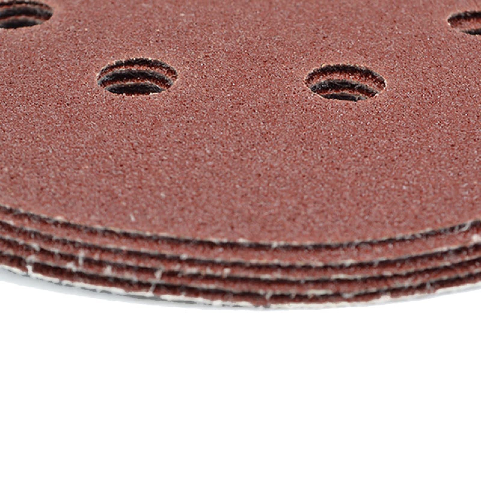 60pcs 5 Inch 125mm Round Sandpaper Sanding Disc Eight Hole Disk Sand Sheets Grit 80-800 Hook And Loop Polish Abrasive Tools