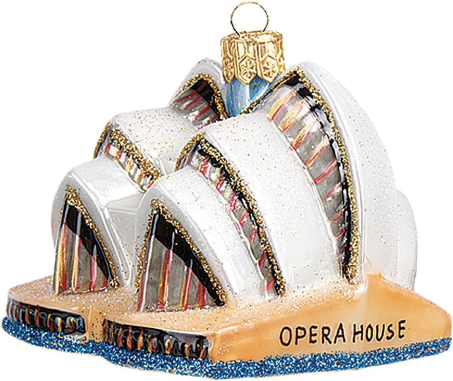 Sydney Opera House Australia Mini Polish Glass Christmas Ornament Decoration