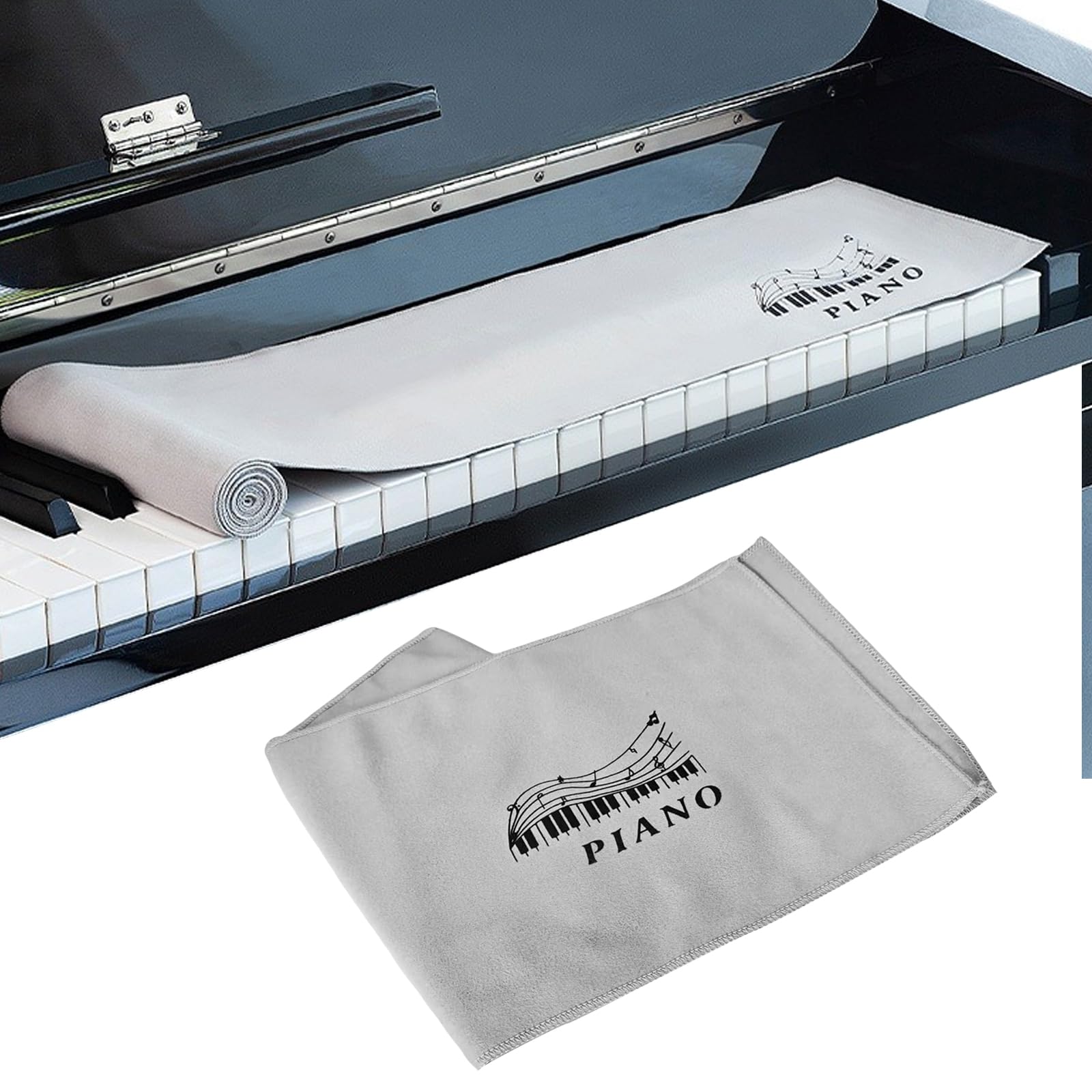 Housse de Protection pour Clavier de Piano Numérique 88 Touches – Couverture Anti-Poussière en Tissu Micro-Polaire Doux, Durable et Universel pour Pianos Électriques - Les Beatles, Paul McCartney, John Lennon, RIngo Starr, George Harrison Housse de Protection pour Clavier de Piano Numérique 88 Touches - Couverture Anti-Poussière en Tissu Micro-Polaire Doux, Durable et Universel pour Pianos Électriques
