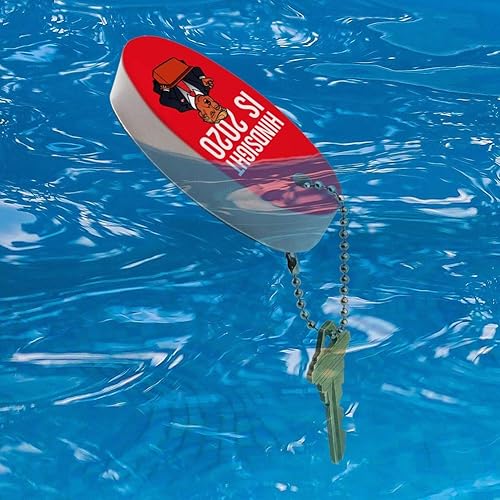 Miniatura 3 de GRAPHICS & MORE Donald Trump Hindsight is 2020 - Llavero flotante de espuma ovalada para barco de pesca, boya, Multi