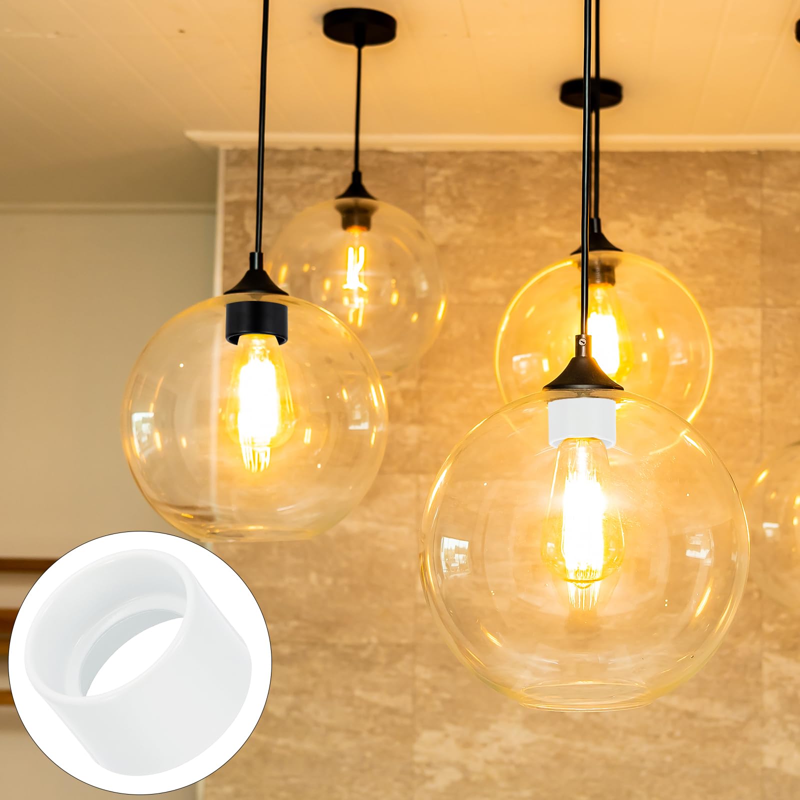 PATIKIL Light Socket Shade Ring - Image 4