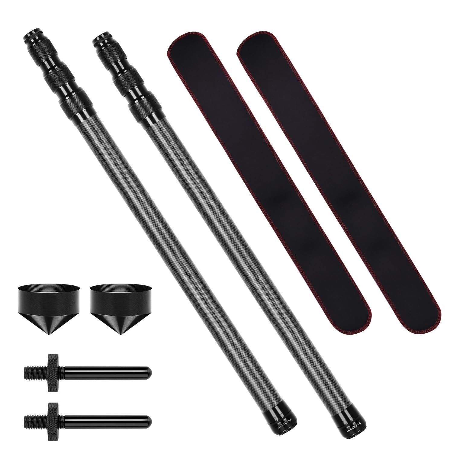 Amazon.com : Telescoping Tarp Poles Heavy Duty Adjustable, Carbon
