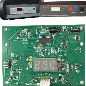 IDXL2DB1930 Display Board, Replacement for Hayward Heater Control Panel Keypad Membrane Switch Compatible with Hayward H350FDP H250IDL2 H350IDL2 H400IDL2 & Universal H-Series Low Nox Induced Draft