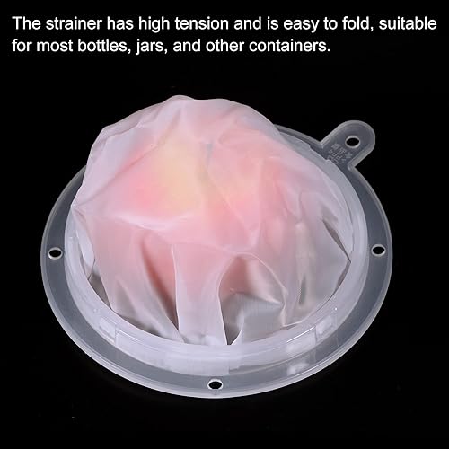 Miniatura 5 de PATIKIL Colador de filtro de alimentos de 6.1 pulgadas de diámetro exterior, 300 filtros de malla para cocina, coladores de malla fina para jugo,