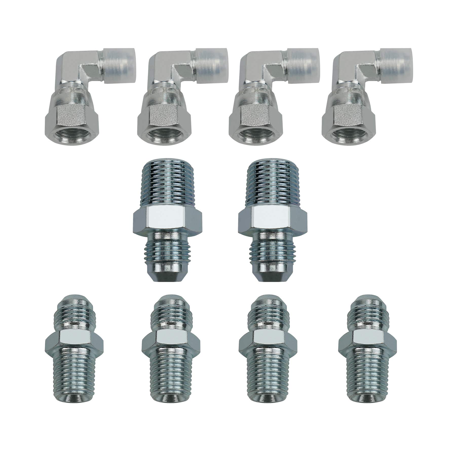 6AN Transmission Cooler Lines 70 Inch, Stainless Steel Braided Hose