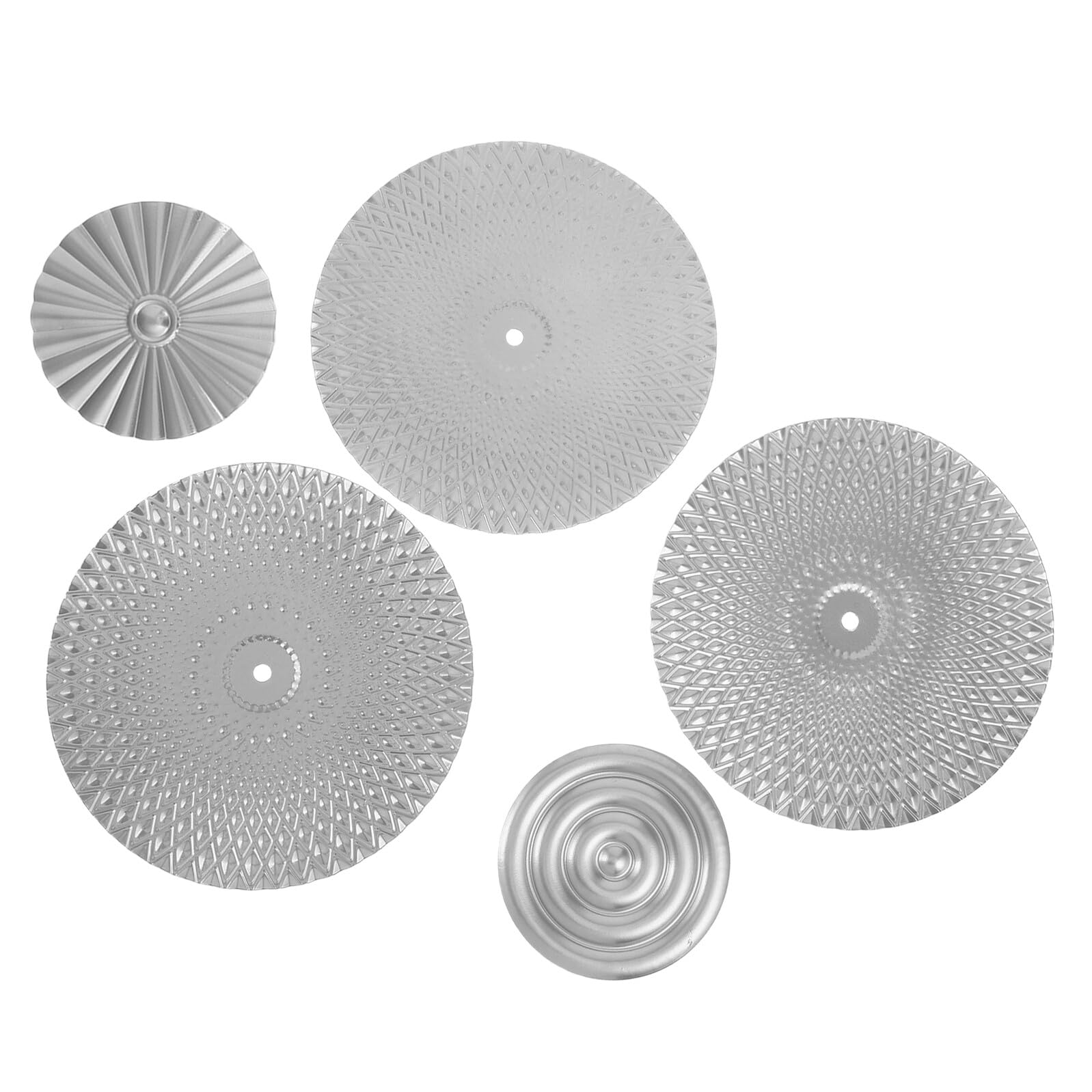 HOODANCOS 5 Teiliges Wanddekor Set Aus Metall Mit Sonnenmotiv Geometrische Wanddekoration Metallskulptur Wanddeko Für Zuhause Sonnenmotiv Wandbehang Für Wohnzimmer Runde