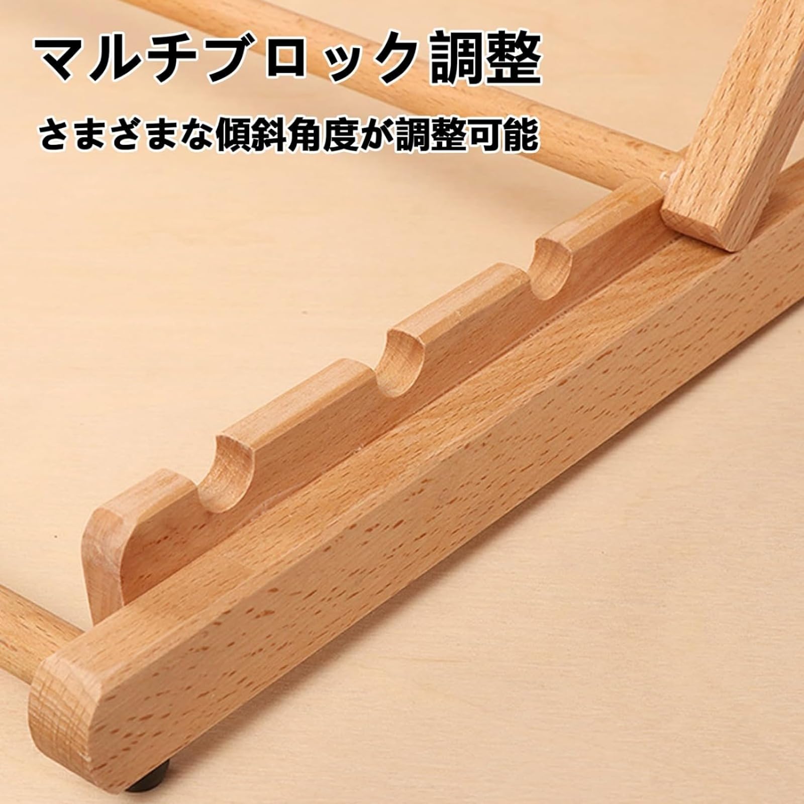 Amazon.co.jp: Qinaaiu 絵画スタンド 角度調節 高い安定性 木製 卓上