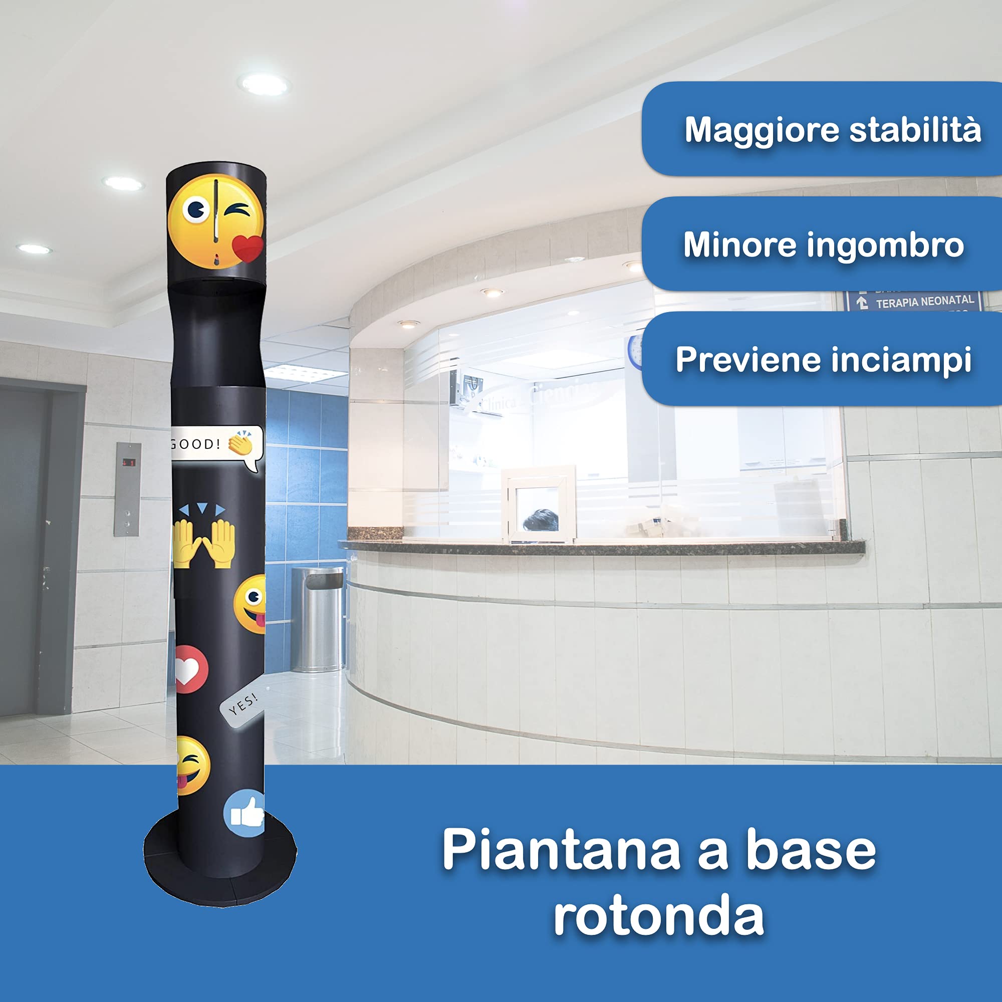 dispensador automático para niños | dosificador automatico gel hidroalcoholico Gocciasana | dispensador automatico de desinfectante manos