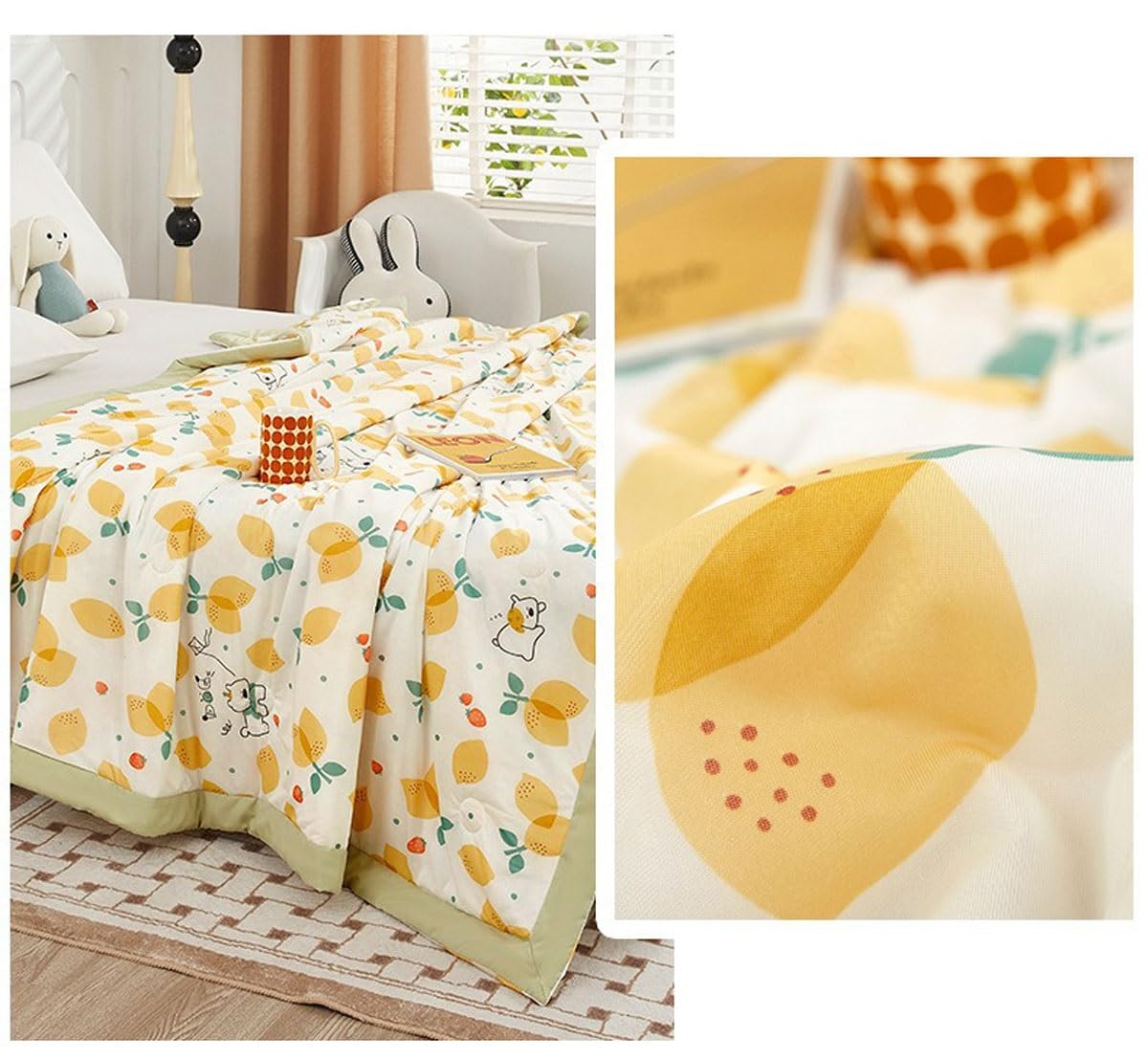Primaverile Estivo Trapuntato Copriletto Trapuntino Cotone Per Letto Per Singolo/ Matrimoniale/Una Piazza E Mezza 200*230/180*200cm Morbida Coperta Leggera Estiva，Morbido E Confortevole(B,200*230CM)