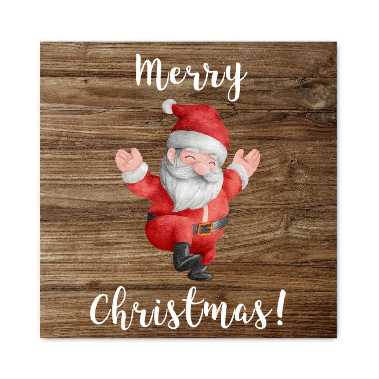 Décoration murale vintage Happy Holidays en bois pour cuisine et chambre