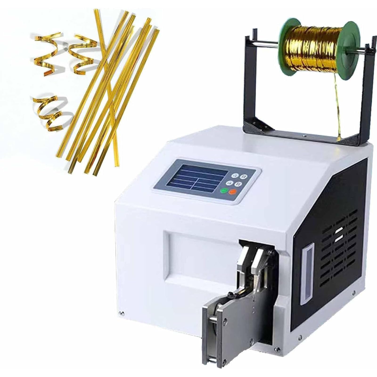 HaiZethonic Twist Tie Machine for Treats,With Lcd Screen,Twist Tie Machine for Treats,Automatic Binding,Sensor Binding,Data Setting,Twist Tie Machine for Home & Industrial Bundling Wires TypeA
