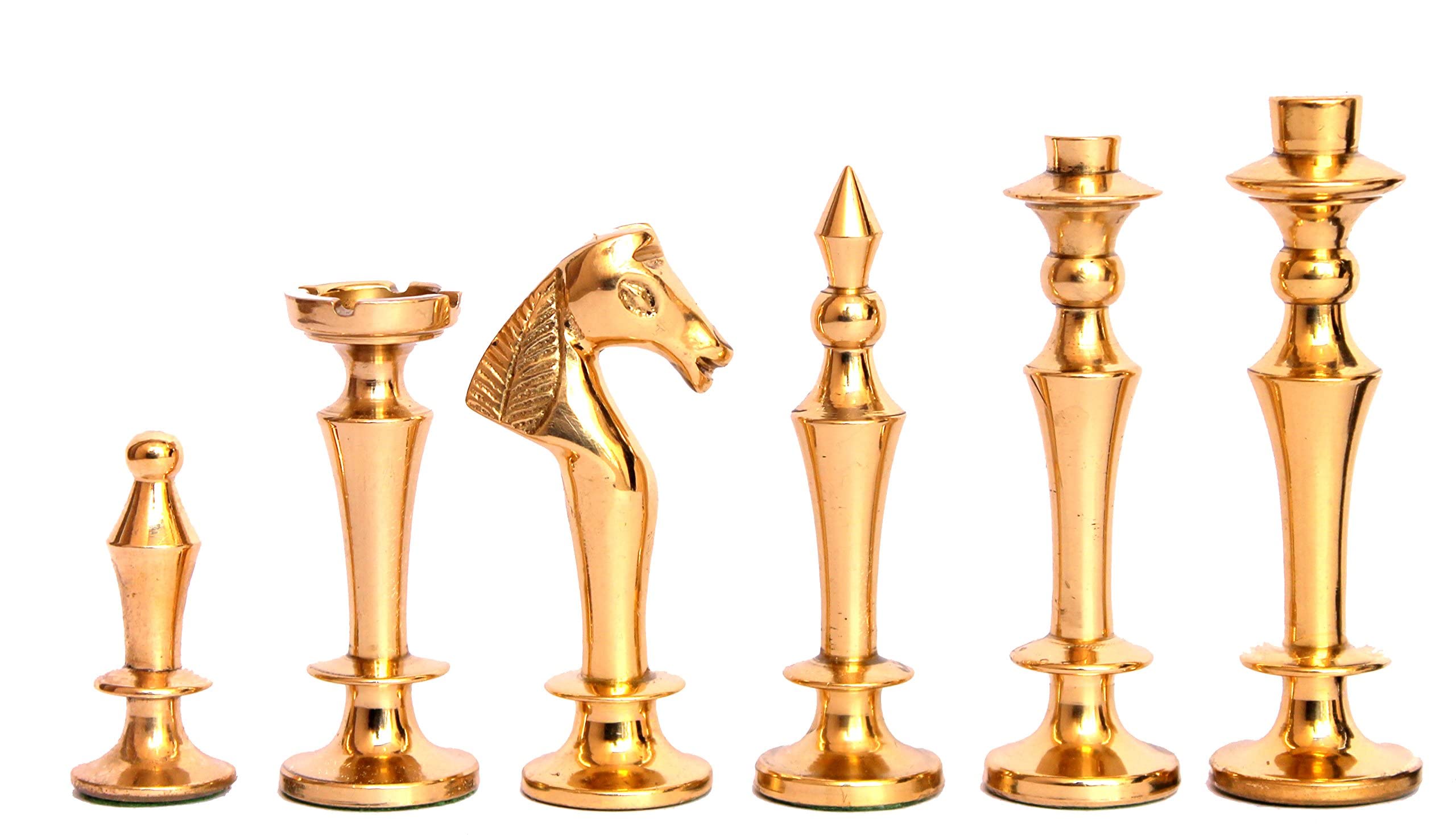 Stonkraft Collector Edition ottone legno pezzi degli scacchi pedine Chessmen monete