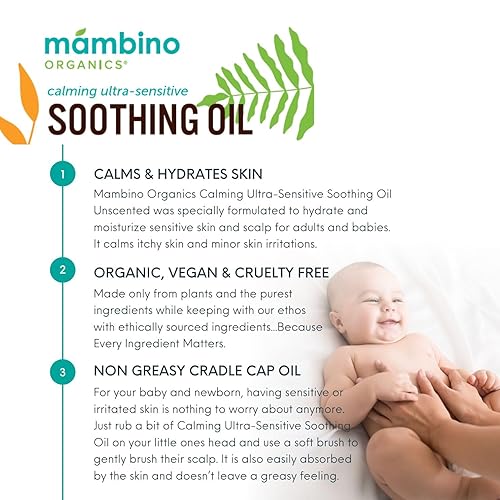 Miniatura 6 de Mambino Organics Baño de avena calmante - Avena coloidal natural en polvo de 6 onzas