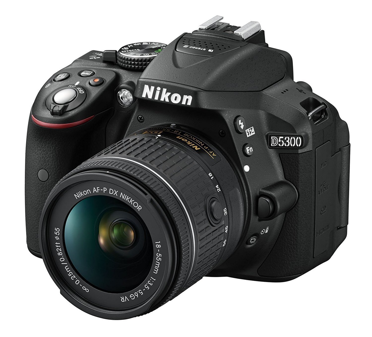 Amazon Canada: Nikon D5300 DSLR Camera with AF-P DX NIKKOR 18-55mm