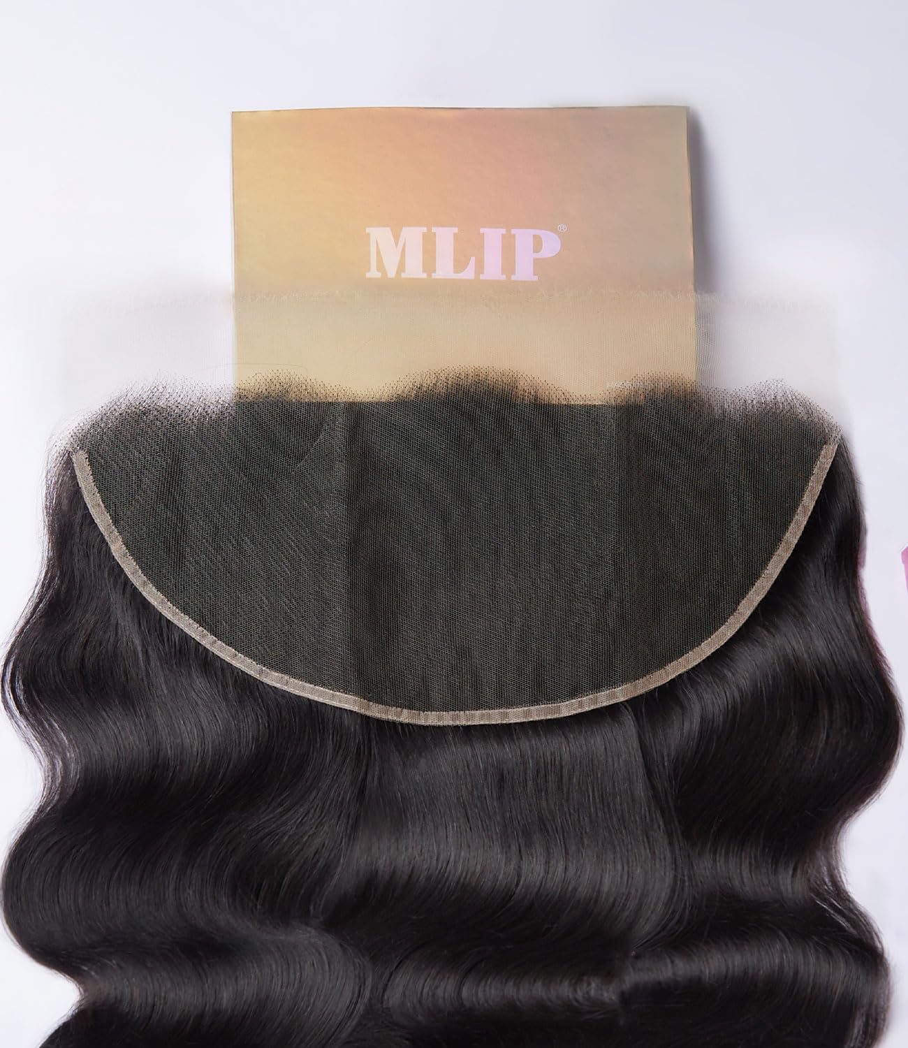 Mlip 13x6 HD Lace Frontal Body Wave, 0.10mm Ultra Thin Invisible Swiss Lace, Skinlike Real HD Lace Melt into Skin Perfectly, Pre-plucked Natural