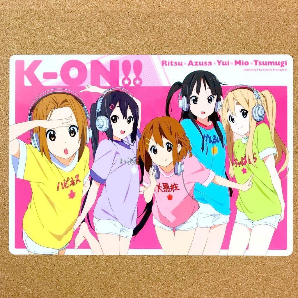 Amazon.co.jp: けいおん K-ON 下敷き プール 平沢 唯 秋山 澪 田井中