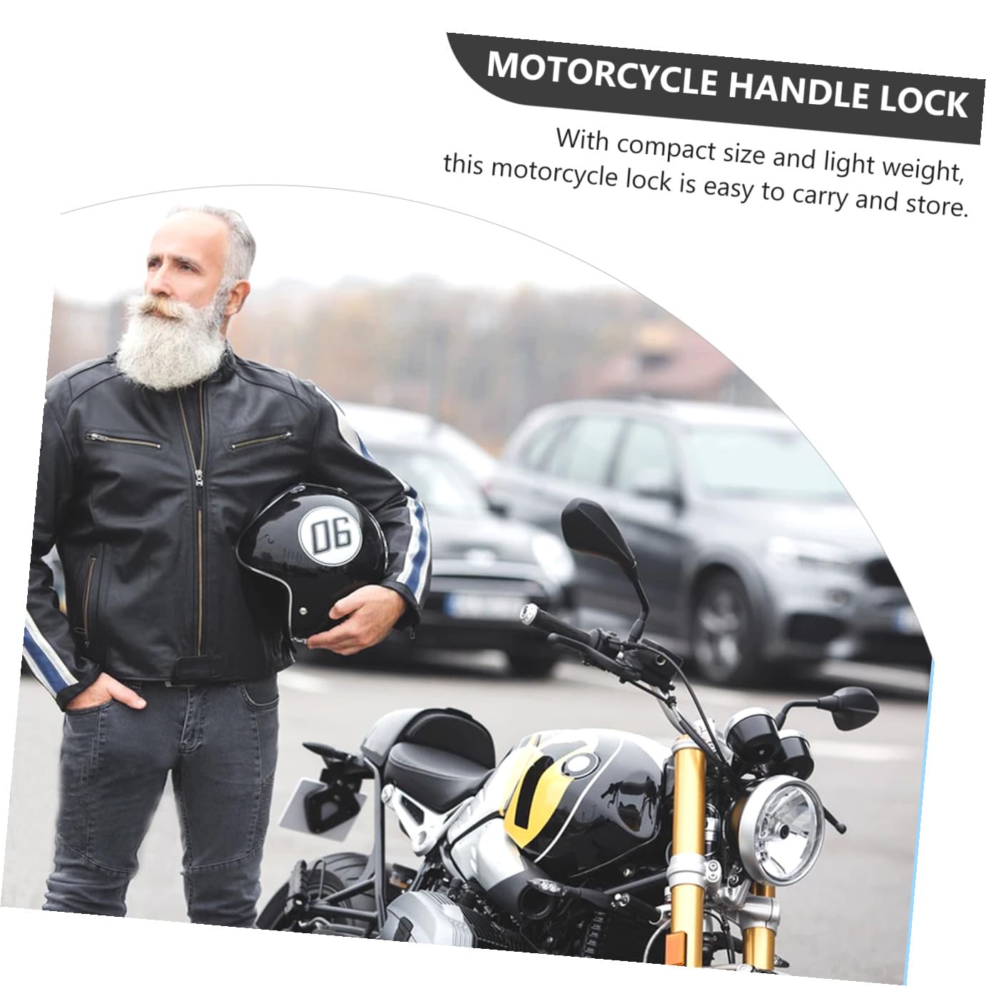 Luxshiny Lucchetto Per Manubrio Con Chiavi Lucchetto Acceleratore Sicurezza Accessori