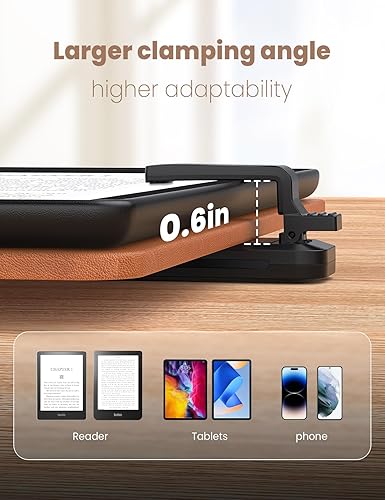 Miniatura 3 de Girador de páginas con control remoto para lectores electrónicos Kindle Paperwhite Oasis Kobo, control remoto ergonómico para lectura manos libres,