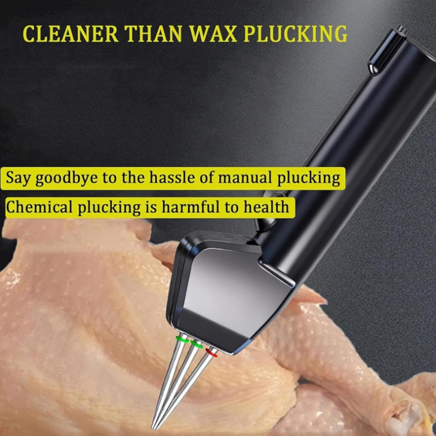 Máquina desplumadora eléctrica de plumas de pollo con cono de acero inoxidable, ajuste automático de tensión, ideal para aves de corral, patos, gansos y pavos