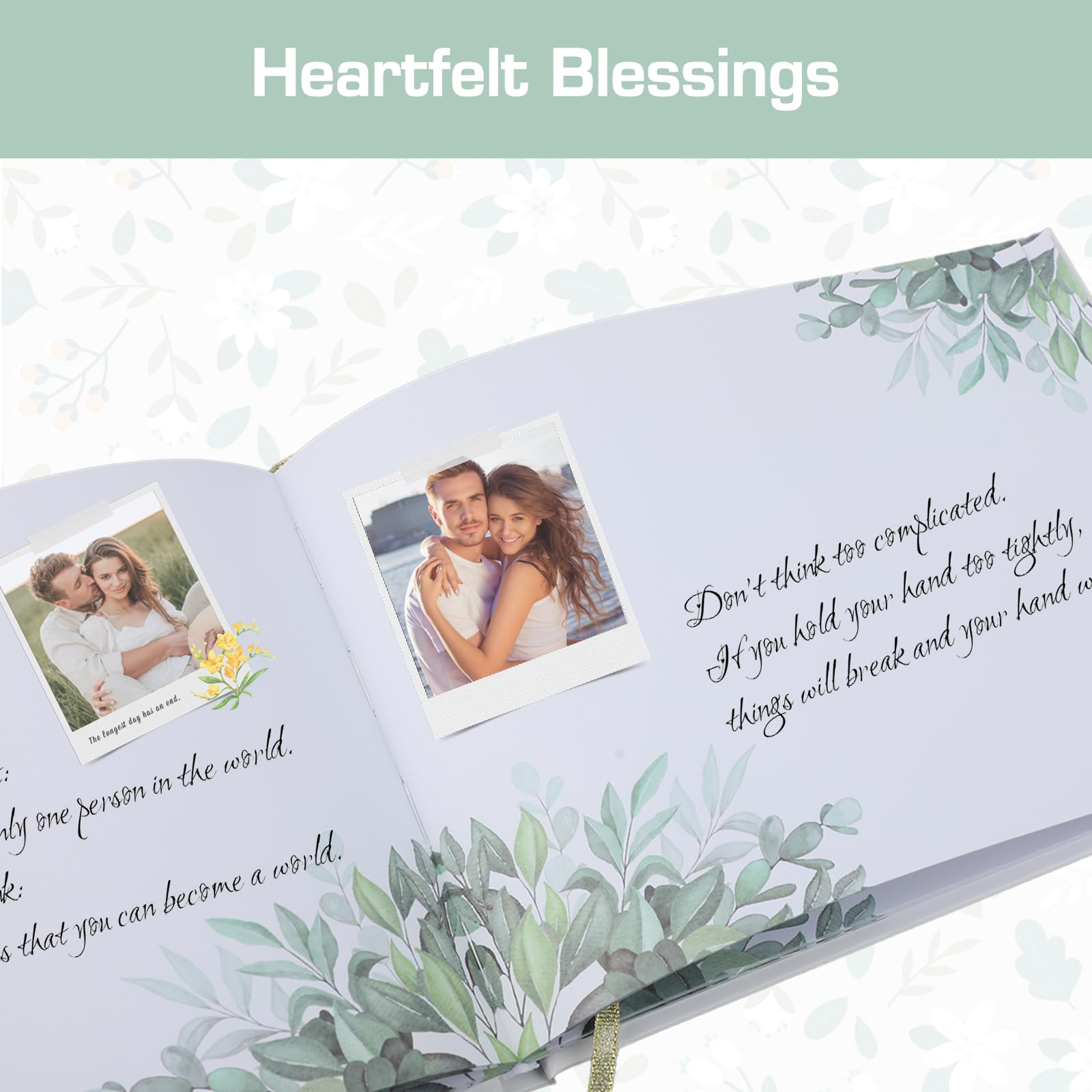 Libro degli Ospiti Matrimonio - Libro Degli Ospiti per Guest Book Matrimonio - 120 pagine 23x17.8 cm carta di alta qualità design semplice copertina rigida perfetto per matrimoni e anniversari