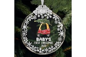 Personalized Baby's First Christmas Stocking 2023 Baby Boy