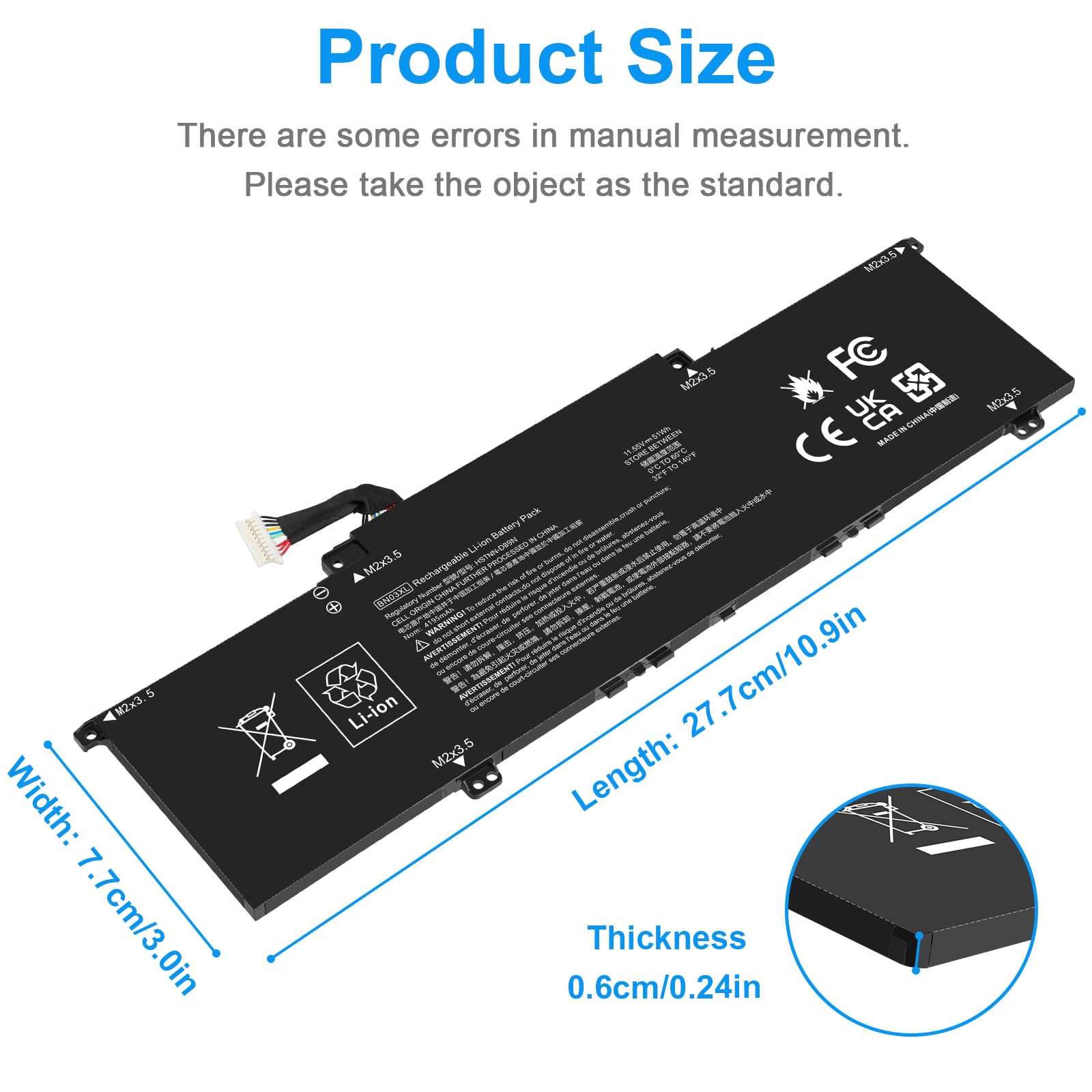 Amazon.com: BN03XL L77034-005 Battery for 2020 HP Envy X360 15-ED