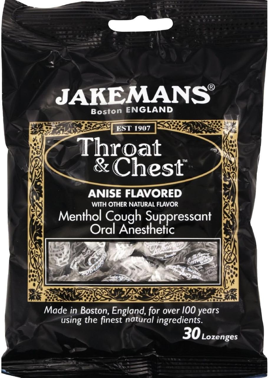 Lozenge - Throat and Chest - Licorice - 30 Count
