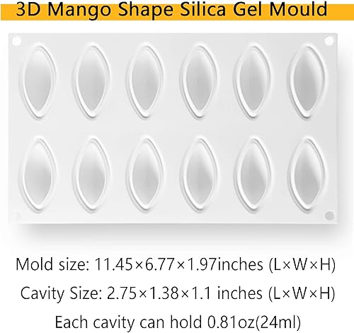 Vista 248 de OCPO KITCHEN Molde de silicona para hornear pasteles de mousse, dulces, pasteles, chocolate, magdalenas, gelatina, galletas, pudín, molde
