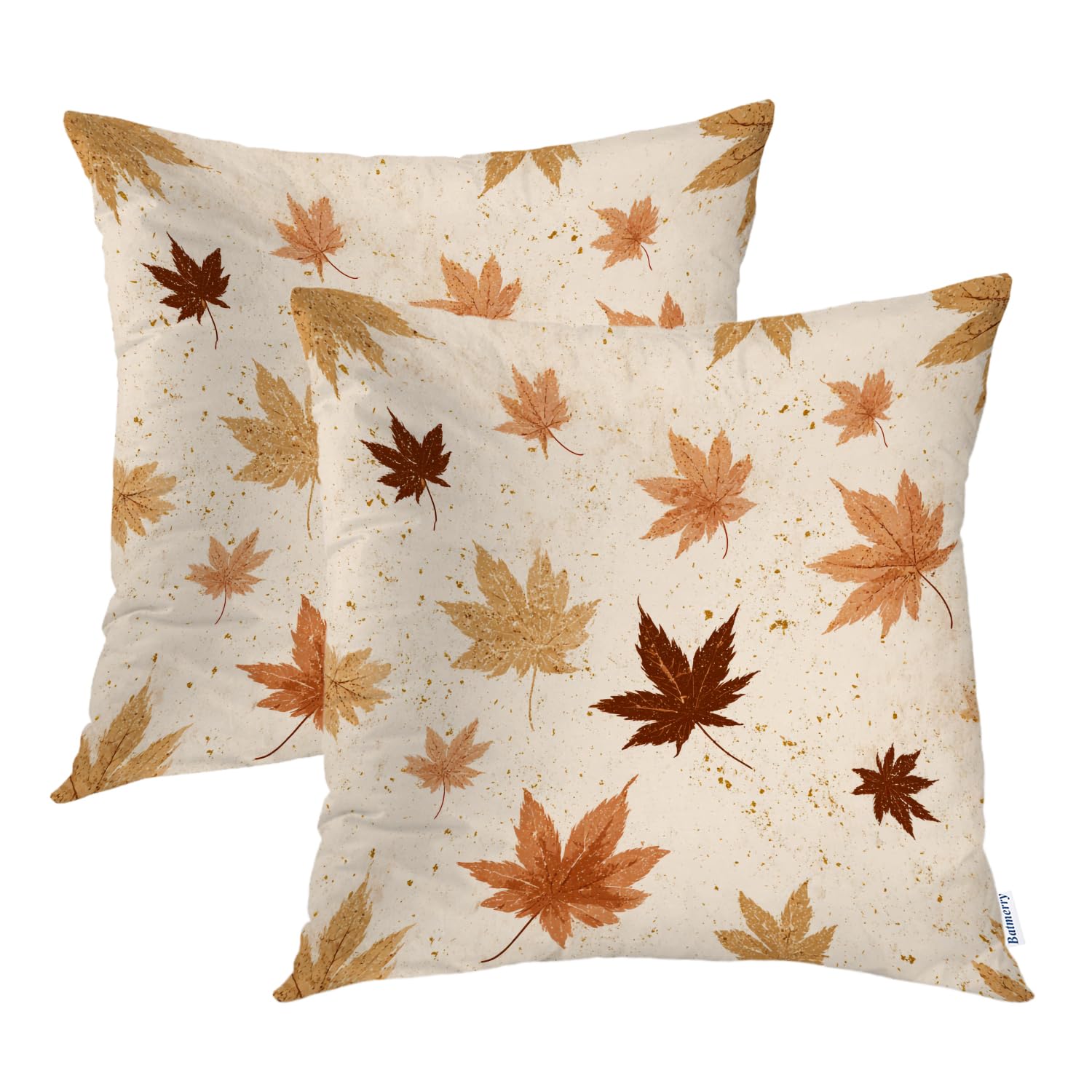 Housse de coussin motif érable japonais Batmerry pour créer un salon zen et cocooning