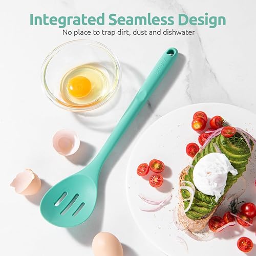 Miniatura 9 de U-Taste - Cuchara de cocina ranurada de 13.3 pulgadas cuchara mezcladora de cocina resistente al calor de 600 , sin BPA, antiadherente, largo y